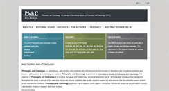 Desktop Screenshot of ispcjournal.org